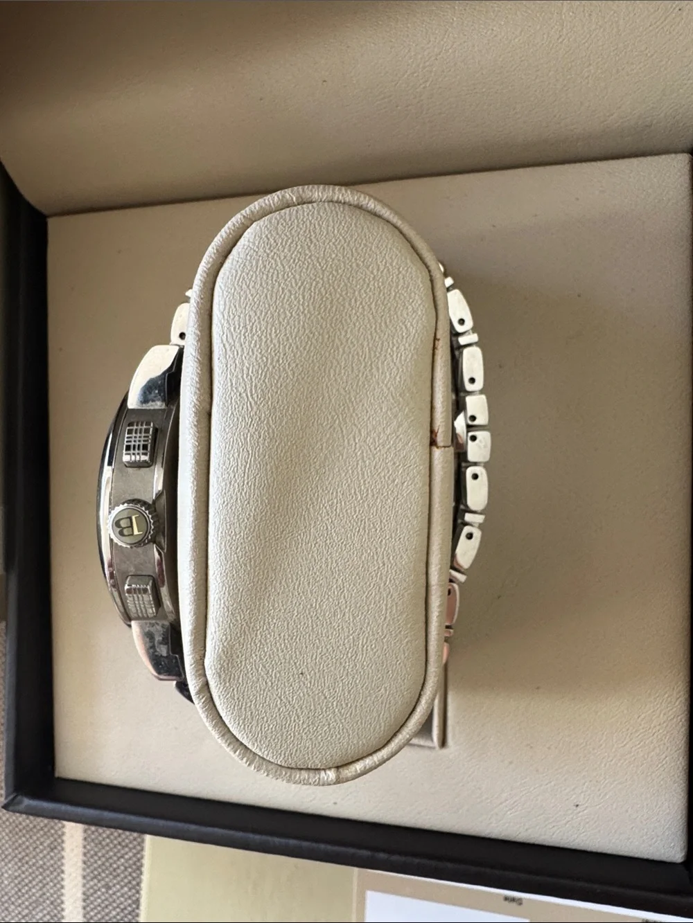 Burberry chronograph silver